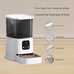 Pet automatic timing remote feeding machine